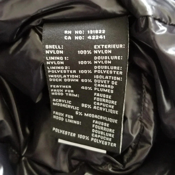 S13 Urban Outfitters Eskimo Faux Fur Trim Down Parka Winter Coat XS - Picture 11 of 12